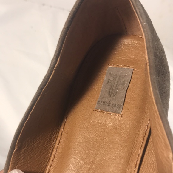 Frye Women’s Sienna Fatigue Suede Slip On Pointy Toe Ballet Flats - Picture 6 of 8